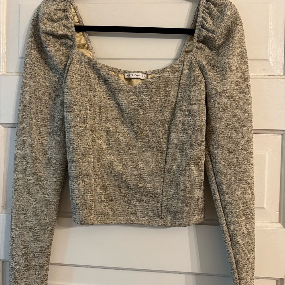 Gray Women's Top